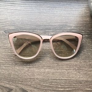 retro pink cat eye sunglasses